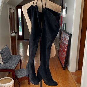 Steve Madden Black Over-the-Knee Boots